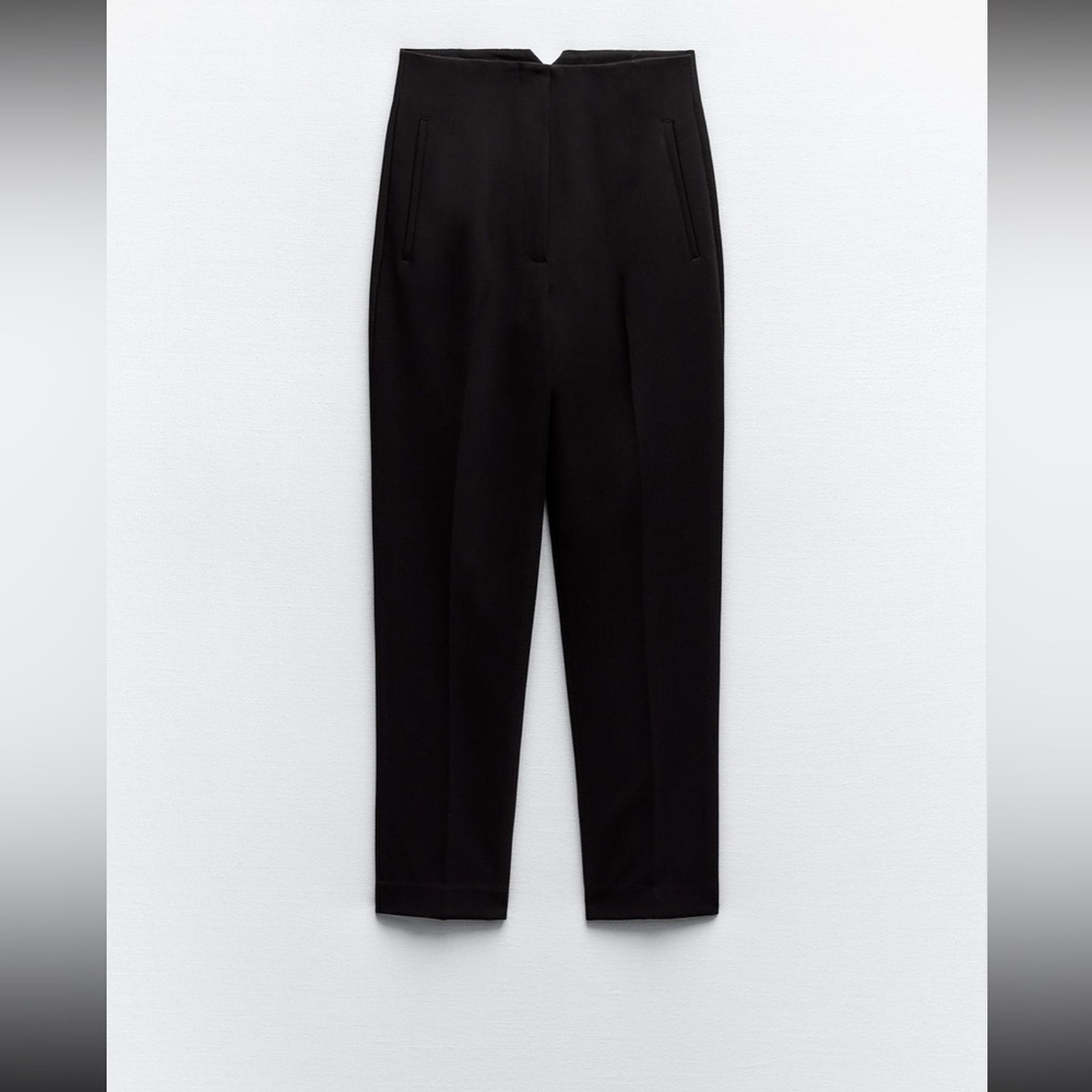 Zara Straight Leg High Waist Pants